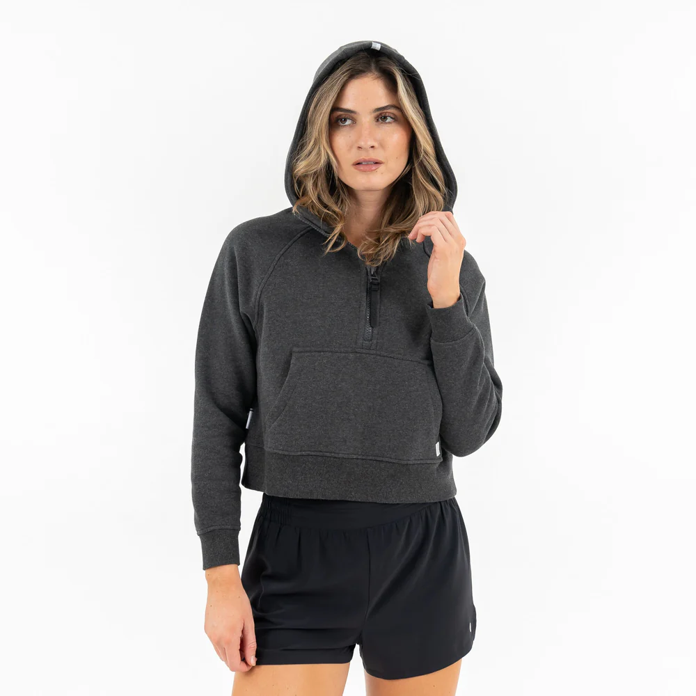 Clarity Half-Zip Hoodie Women's Clarity Half-Zip Hoodie Heather - Midnight Black 3 Clarity Half-Zip Hoodie Women's Clarity Half-Zip Hoodie Heather - Midnight Black