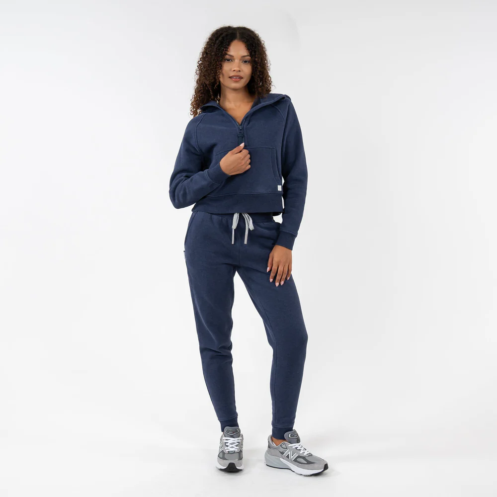Clarity Half-Zip Hoodie Women's Clarity Half-Zip Hoodie Heather - Fleet Navy 7 Clarity Half-Zip Hoodie Women's Clarity Half-Zip Hoodie Heather - Fleet Navy