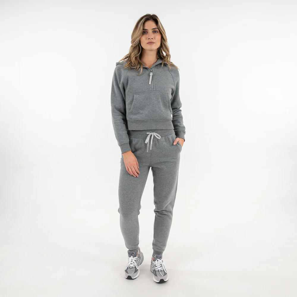 Clarity Half-Zip Hoodie Women's Clarity Half-Zip Hoodie Heather - Boulder Grey