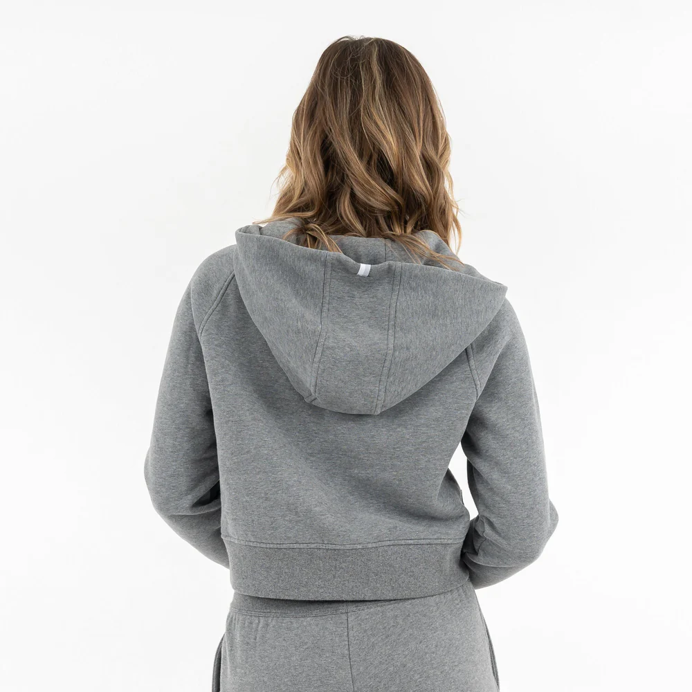 Clarity Half-Zip Hoodie Women's Clarity Half-Zip Hoodie Heather - Boulder Grey 3 Clarity Half-Zip Hoodie Women's Clarity Half-Zip Hoodie Heather - Boulder Grey