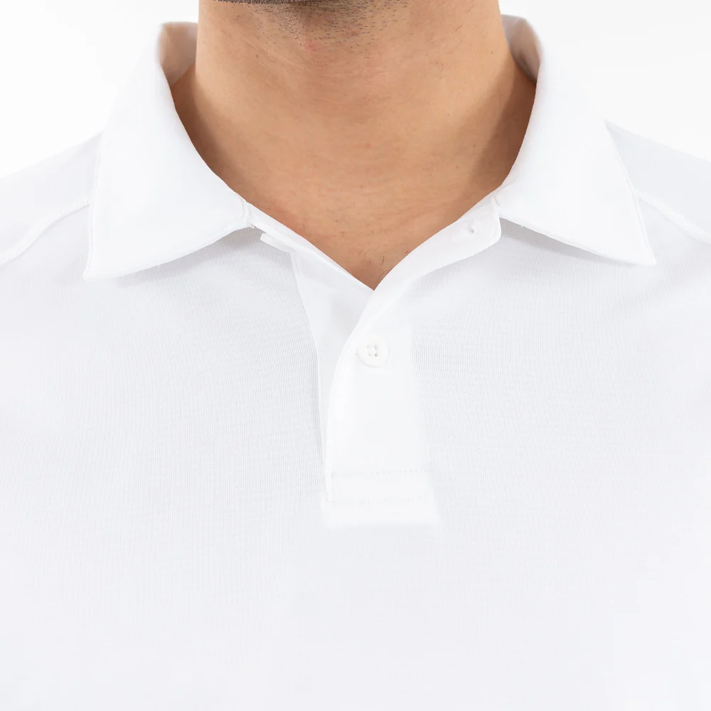 Blitz Tech Polo Men's Short Sleeve Blitz Tech Polo White 5 Blitz Tech Polo Men's Short Sleeve Blitz Tech Polo White