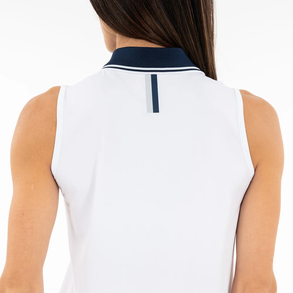 Brooke Sleeveless Performance Polo Women's Brooke Sleeveless Performance Polo White