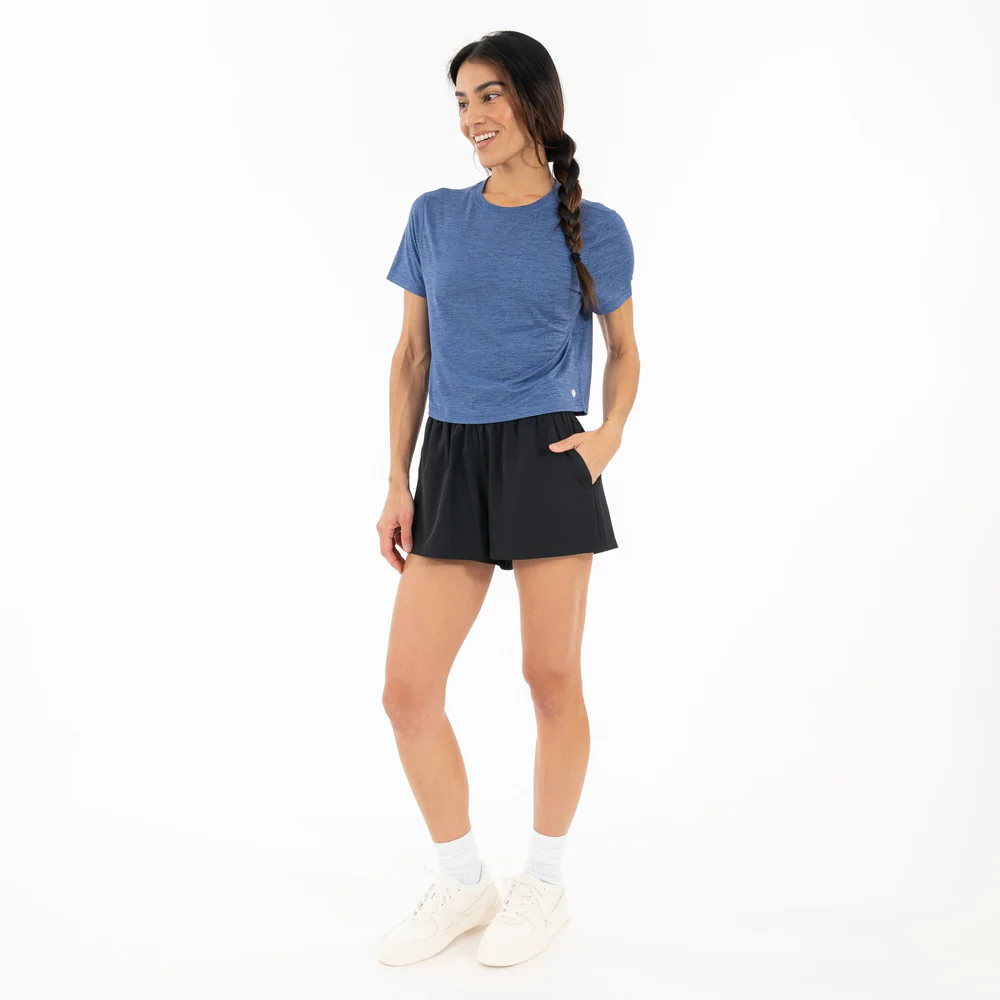 Drift Performance Crop Tee Women's Short Sleeve Drift Crop Performance Tee 4 Drift Performance Crop Tee Women's Short Sleeve Drift Crop Performance Tee