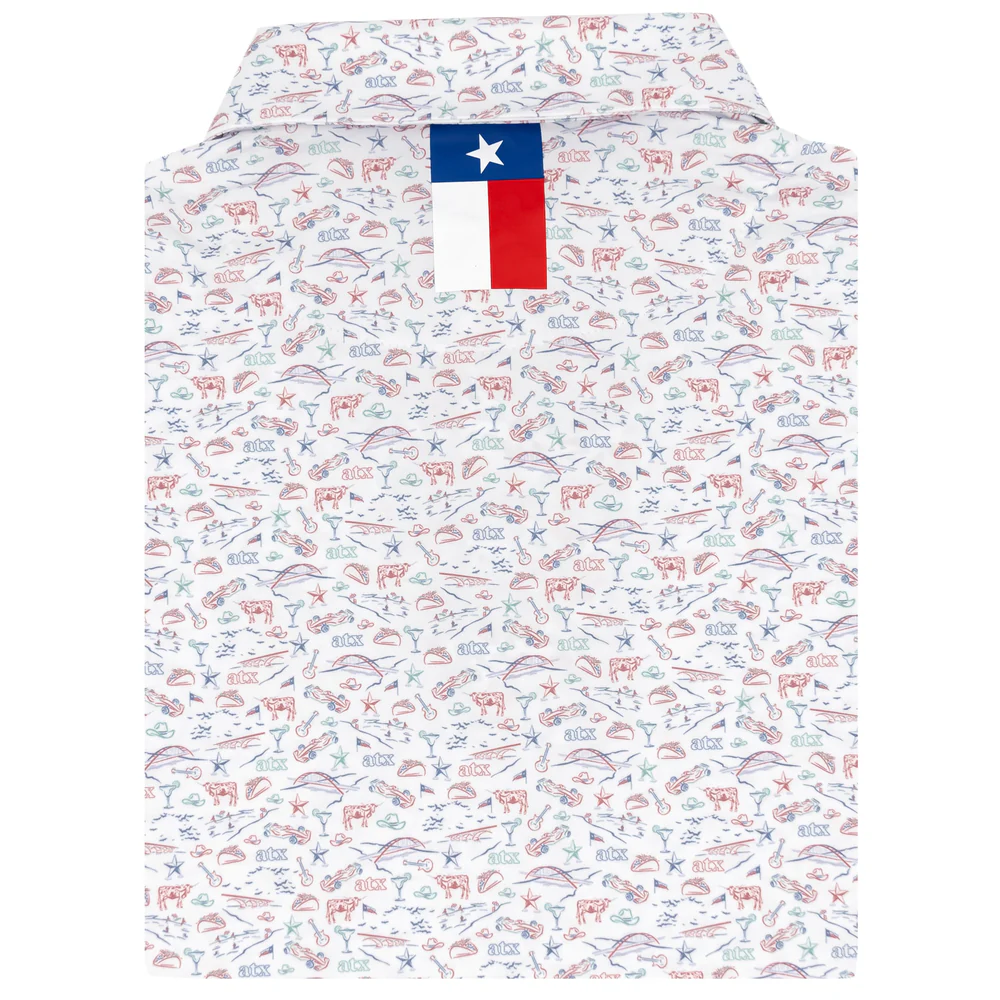 The ATX Men's Short Sleeve Performance Polo White