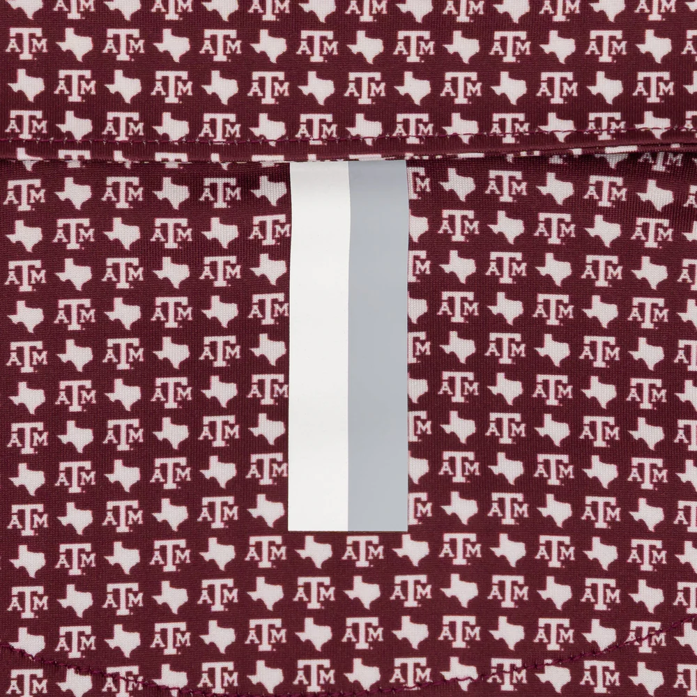 The Texas A&M Gig 'Em Aggies® Men's Short Sleeve Collegiate Polo Burgundy