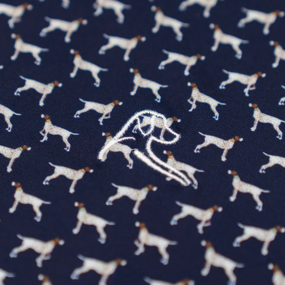 The GSP Men's Short Sleeve Performance Polo Evening Navy