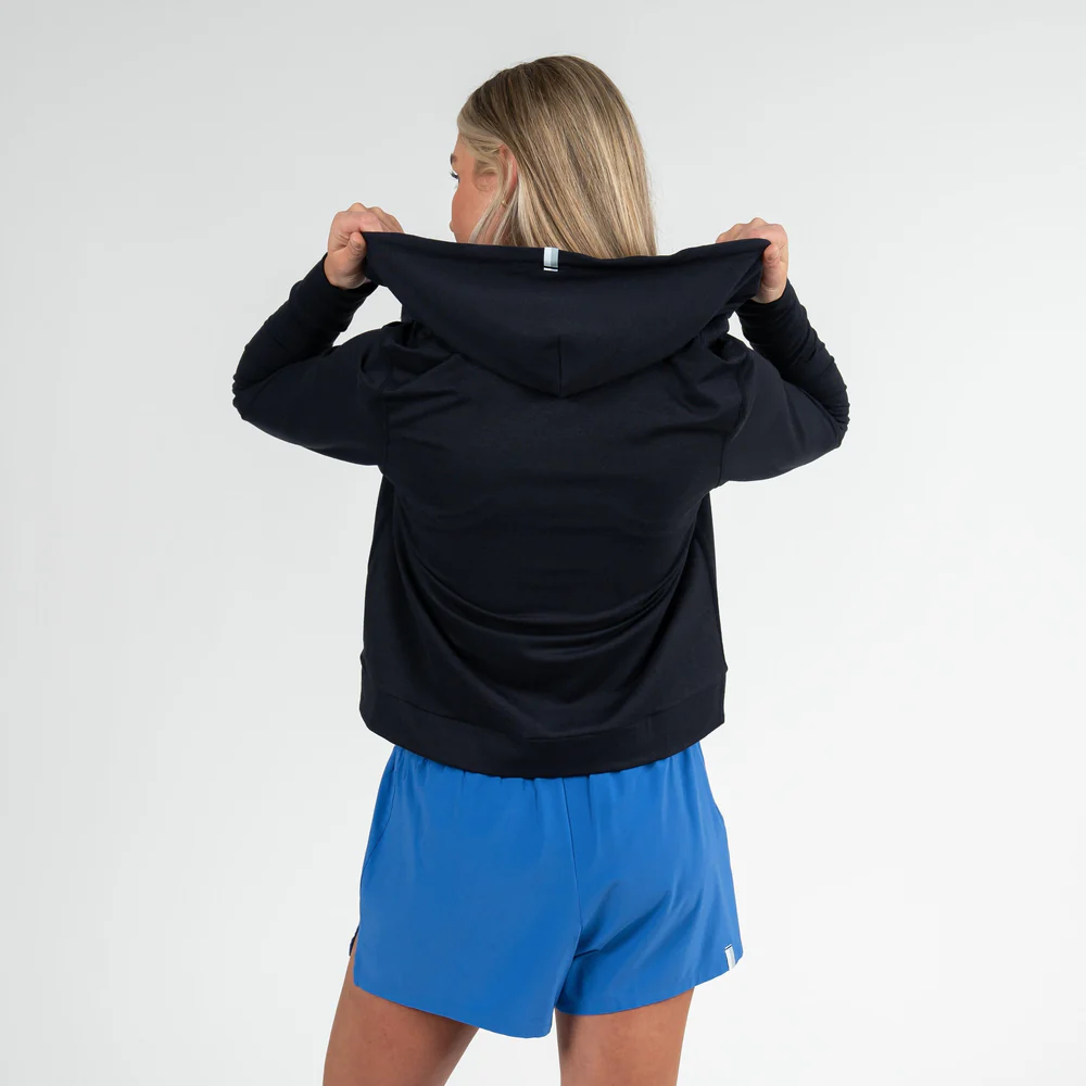 Tempo Performance Full-Zip Hoodie Women's Tempo Performance Full-Zip Hoodie Midnight Black 3 Tempo Performance Full-Zip Hoodie Women's Tempo Performance Full-Zip Hoodie Midnight Black