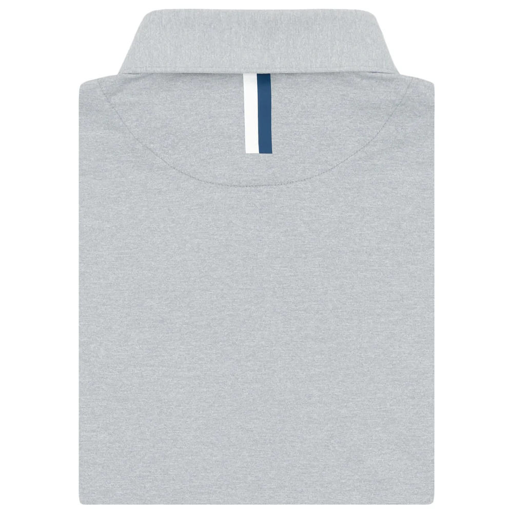 Heather Men's Long Sleeve Performance Polo